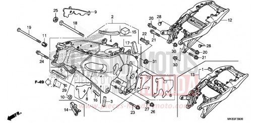 FRAME BODY CBR1000SAF de 2015